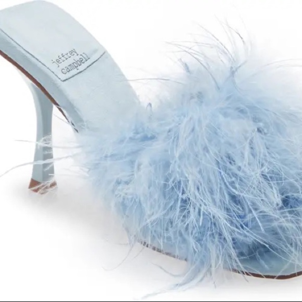 Jeffrey Campbell Baby Blue Mule